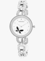 FOSTELO White Stainless Steel Analog Watch