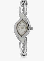 FOSTELO White Stainless Steel Analog Watch