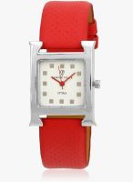 Fashion Track Ft-Anl-2465-Rd Red/White Analog Watch
