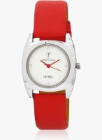 Fashion Track Ft-Anl-2466-Rd Red/White Analog Watch