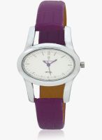 Fashion Track Ft-Anl-2469-Pr Purple/White Analog Watch
