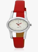 Fashion Track Ft-Anl-2469-Rd Red/White Analog Watch