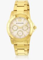 Giordano Gx2636-99 Golden/Pink Analog Watch