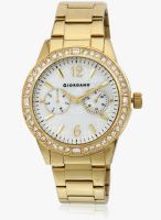 Giordano Gx2653-33 Golden/White Analog Watch
