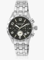 Giordano P100-11 Silver/Black Chronograph Watch