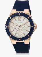 Guess Guess Overdrive Analog White Blue Watch