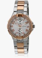 Guess Hesmini Prism W15072l2 Two Tone/Silver Chronograph Watch