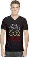 Hueman Printed Men's Round Neck Black T-Shirt(Pack of 2)