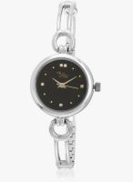 ILINA 1002Ssashblk Silver/Black Analog Watch