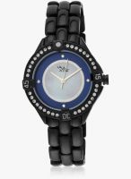 ILINA 4503Bpmop2blu Black/Blue Analog Watch