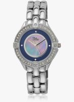 ILINA 4503Ssmop2blu Silver/Blue Analog Watch