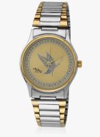 ILINA Il158ttchm Silver/Golden Analog Watch