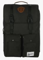 Impulse Black Polyester Backpack