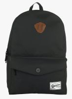 Impulse Black Polyester Backpack