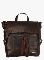 Justanned Brown Leather Backpack