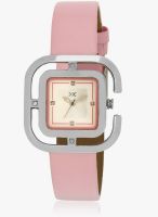 KILLER Killer Fashiona Pink/Silver Analog Watch