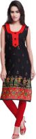 Navkar Formal, Casual Printed Women's Kurti(Black)
