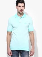 Nike Green Solid Polo T-Shirts