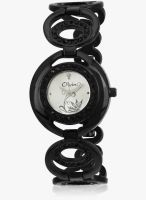 Olvin 16125-Bm01 Black/Silver Analog Watch
