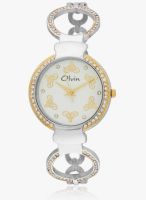 Olvin 1684 Tt01 TwoTone/White Analog Watch