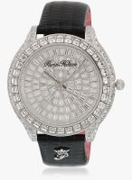 Paris Hilton H Ph13577js/04B Black/Silver Analog Watch