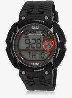 Q&Q M086j001y -S Black/Grey Digital Watch