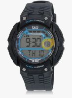 Q&Q M086j002y -S Black/Grey Digital Watch