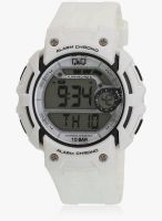 Q&Q M086j005y -S White/Grey Digital Watch