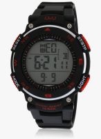 Q&Q M124j001y -S Black/Black Digital Watch