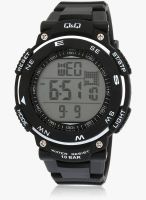 Q&Q M124j002y -S Black/Black Digital Watch