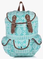 Shaun Design Aqua Blue Tribal Backpack With Laptop Protection