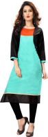 Sukanyaa Casual, Formal Printed Women's Kurti(Green, Black)