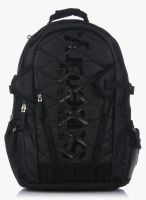 Superdry Black Quilted Tarp Backpack