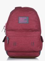 Superdry Fluro Pink Glitter Cinda Montana Backpack