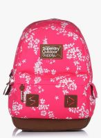Superdry Fluro Pink/White Hampton Montana Backpack