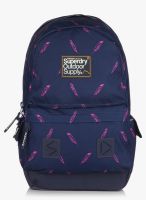 Superdry French Navy Blue Feather Montana Backpack