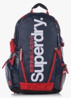 Superdry Navy Blue Shine Tarp Backpack