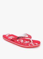 Superdry Red Flip Flops