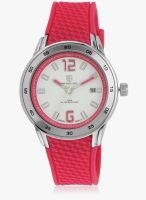 Swiss Design Mh 0033 Pk Pink/White Analog Watch