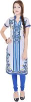Tetalee Casual Printed Women's Kurti(White)