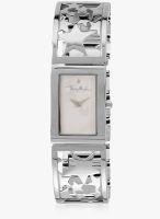 Thierry Mugler 4706202 Silver/White Analog Watch