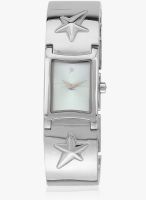 Thierry Mugler 4708901 Silver/Blue Analog Watch