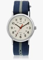 Timex Timex Weekender Blue White/Analog Watch