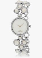 Titan 9971Sm01 Silver/White Analog Watch