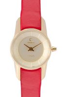 Titan Obaku 9797YL01 Maroon/Yellow Analog Watch