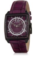 Titan Purple NC9864NL01 Purple/Black Analog Watch