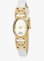 Titan Raga 9933YL01 White/White Analog Watch