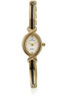 Titan Raga Nd2251Ym01 Gold/White Analog Watch