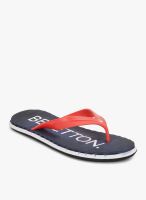United Colors of Benetton Red Flip Flops