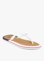 United Colors of Benetton White Flip Flops